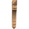 Ekena Millwork Merced Arts & Crafts Smooth Bracket, Western Red Cedar, 3 1/2"W x 24"D x 24"H BKT04X24X24MRC03SWR - alternate 2